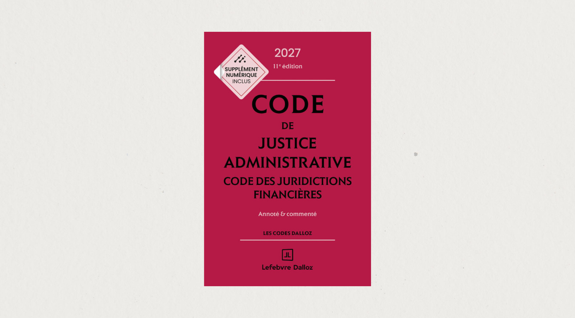Illustration de l'article Code de justice administrative : code des juridictions financières 2027